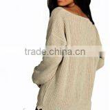 Ladies Tops Latest V Neck Women Sweater Designs thumbnail-2