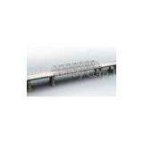 Permanent Concrete Deck Steel Truss Bridge / Assembly Bridge for Medium Spans thumbnail-1