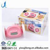 Creative Moving Lazy People Alarm Clock Funny Running Away Digital Alarm Clock for Kids and Adults Gifts thumbnail-1