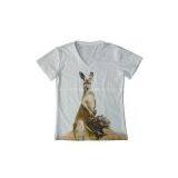 Factory Direct Cotton Digital Printing Custom Processing Women's Casual T-shirt thumbnail-3