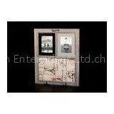 Wooden Matted Frames With Decorative Message Board In Washed Dark Coffee