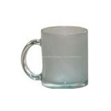 sublimation glass coated mug(matt)