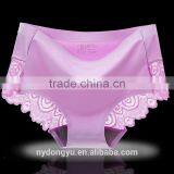 Purple Seamless Ice Silk Lace Brief Panties /10 Color Smt Lace Seamless Panties Underwear/ Solid Color