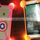 Universal Bumper Silicone LED Light Cover for All Phones Protective Cartoon thumbnail-2