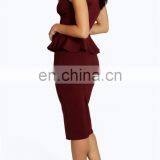 Lady Check Dress Long Sleeve Plaid Flannel Shirt Dress With Drawstring Waist thumbnail-4