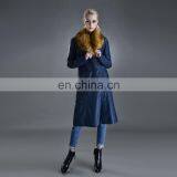 New style winter or fall fashion women slim fit PU leather coat