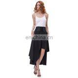 Belle Poque Women's Black Vintage Retro Gothic Style Irregular Skirt 37" BP000344-1 thumbnail-3