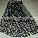 BLACK WHITE PRINTED LONG SKIRTS Indian thumbnail-6