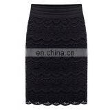 Ladies Lace Latest Pencil A- Line Skirt for Women Spring Summer 2020 thumbnail-3