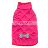 8 Inch Xxx Small Reflective Paw Pet Clothes Pink Dog Coat With Fleece Inside thumbnail-1