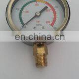 BM007 GAS PRESSURE GAUGE STEEL STAINLESS thumbnail-2