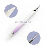 2 Head Gradient Handle Wax Dotting Pencil for Pick Up Nail Rhinestones Gel Applicator thumbnail-5