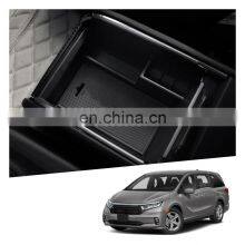 Interior Accessories Parts Silicone Armrest Rest Storage Box Center Control Console Organizer Tray For Honda Odyssey