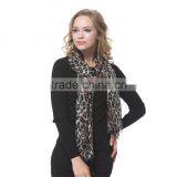Most Popular Leopard Print Yak Scarf thumbnail-1