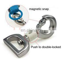 New Design Custom Print Logo Lock Hook a Integrated Dog Leash Rope Dog Leash Nylon Dog Collar and Leash Set thumbnail-3