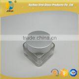 110ml Square Shape Clear Glass Cream Jar thumbnail-2