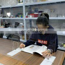 Sneeze Guard Shield for Counter Portable Protective Barrier Transaction Window Customize Acrylic Sneeze Screen With Feet thumbnail-2