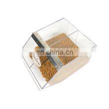 Candy Store Display Acrylic Nuts Dispenser Container Box Rack Wholesale Stackable Acrylic Candy Bin