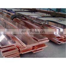 High quality customized dimension pure copper flat bars for construction