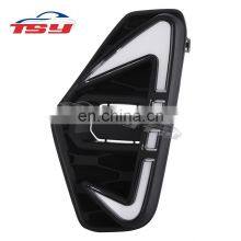 New Products Car led front fog lamp cover fog lamp case with DRL Light for NAVARA NP300 2021
