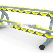 Commercial Gym Fitness Equipment Supplier Asj DS025 2 Layer Dumbbell Rack Wholesaler Price thumbnail-2