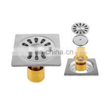 Stainless Steel Shower Cover Tile Insert Bathroom Black Strainer Floor Drain thumbnail-2