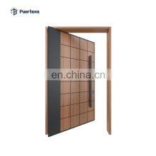 Outdoor Heavy Duty Design Wood Entrance Entry / Interior Pivot Door thumbnail-5