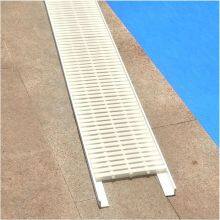 Rectangle Drainage Grate ABS Plastic Grate Covers Gutter Overflow Guard Filter Drain Grill Grid for Driveways Patios Pool thumbnail-1