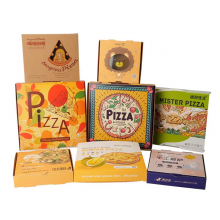 Bestseller Customized Printed Portable Disposal Corrugated Paper Packaging Donut Pizza Box thumbnail-1