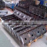 ISO Quality Control Fabricate Constructional Steel / Thick Plate Welding Parts / Steel Structure Fabrication