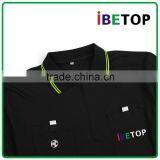 Customized Classical Design Mens 100% Polyester Full Zipper Black Jackets Outdoor thumbnail-6