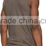 Wholesale Cotton Custom Slim Fit Man Gym Tank Top thumbnail-3