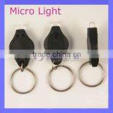 Round Key Ring Oblate LED Torch Keychain Flashlight thumbnail-1