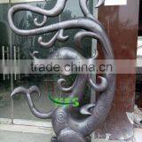 Bronze Abstract Snake Sculpture