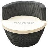 Outdoor Living Modern Garden Constitute Coffee Rattan Table Chair Set thumbnail-6