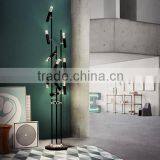 2016 New Design IKE-3/IKE-10 Black-Gold Floor Lamp Iron Lighting PLF8063-3/10 Quality Choice thumbnail-1