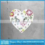 Promotional Heart Shaped Wooden Clock