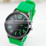 men custom face silicone watch sports silicone watch 5atm water resistant silicone watch
