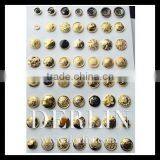 Antique Copper Collection Gold Side New Metal Plastic Button thumbnail-5