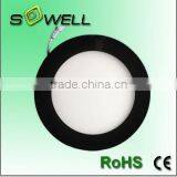 85-265V 12W 2835SMD Black Color Recessed LED Panel Lights thumbnail-1