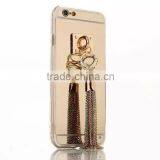 Luxury Mirror Chain Ring TPU Mobile Phone Cover Case For Apple IPhone 5 G 6 6S Plus thumbnail-6