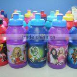 children plastic 350ml PE water bottle