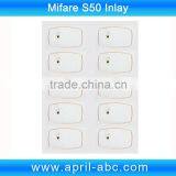 1k S50 Smart Card Inlay A4 2*5 Layout Original thumbnail-1