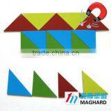 Magnetic Puzzle Right Angled Isosceles Triangle 16pcs/set thumbnail-1
