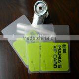 Plastic Matte Transparent Clear Cards With Magnetic Stripe