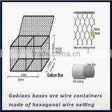 Silver Galvanized Gabion Basket 1x1x2
