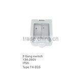 2 Gang Waterproof Switch