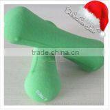 High Quality Color Vinyl Dipping Dumbbell ,Crossfit Gym Basic Equipment Rubber Coated Dumbbell thumbnail-3