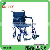 Modern design Aluminum wheelchair with wheel brakes