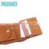 Real Cow Leather Wholesale Desiner Wallet Purse With Coin Case thumbnail-3